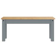 Трапезен комплект от 4 части Panama, сив бор масив