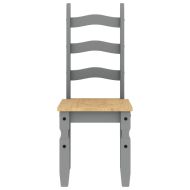 Трапезен комплект от 5 части Panama, сив бор масив