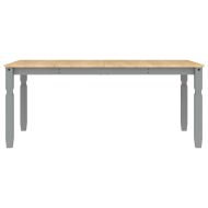 Трапезен комплект от 5 части Panama, сив бор масив