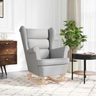 Люлеещ се стол Cloud Grey 74x90x102 cm Fabric