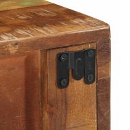 Стенен шкаф за телевизор Масивна дървесина Възстановена