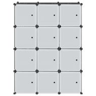 Органайзер за съхранение на кубчета с 12кубчета и висящи пръчки