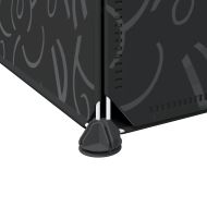 Органайзер за съхранение на кубчета с 12кубчета и висящи пръчки