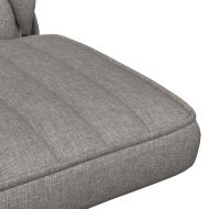 Въртящ се офис стол, светлосив, текстил