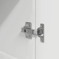 Висок шкаф, бял, 50x35x180 cм инженерно дърво