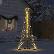 LED коледна елха 483 светодиода топло бяло 240 см