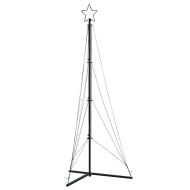 LED коледна елха 483 светодиода топло бяло 240 см