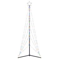 LED коледна елха 525 светодиода Цветни 302 см