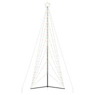LED коледна елха 861 светодиода Цветни 478 см