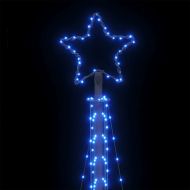 LED коледна елха 495 светодиода синьо 300,5 см