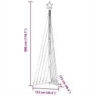 LED коледна елха 495 светодиода синьо 300,5 см
