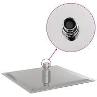 Дъждовна душ глава от неръждаема стомана 304 20x20 cm Square