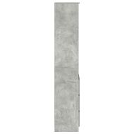Висока дъска Concrete Grey 37,5x35x180 cm Инженерна дървесина