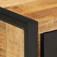 Нощни шкафове 2 бр твърдо грубо дърво Манго