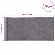 Неплъзгаща се поларна материя за бояджии 10 м 180 g/m² Сива
