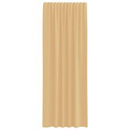 Воалени завеси с примки, 2 бр, бели, 140x245 см