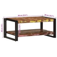 Масичка за кафе Multicolour Масивна дървесина Reclaimed