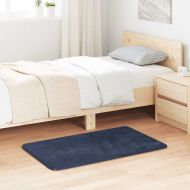 Шаги килим с дълъг косъм, NAVARRA, тъмносин, 60x100 см