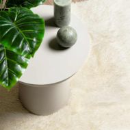 Шаги килим с дълъг косъм, NAVARRA, кремав, 60x100 см, полиестер