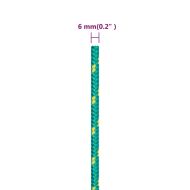 Въже за лодка зелено 6 мм 250 м полипропилен