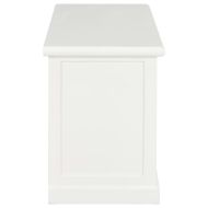 ТВ шкаф, бял, 90x30x40 cм, дърво