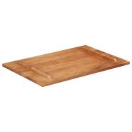 Плот за маса, акациево дърво масив, 25-27 мм, 60x90 cм