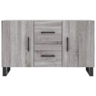 Сайдборд, Сив сонома, 100x36x60 см, инженерно дърво