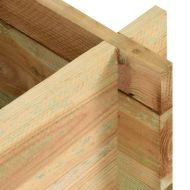 Повдигната леха за разсад, импрегниран бор, 120 см