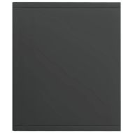 Библиотека/ТВ шкаф, сив гланц, 36x30x114 см, инженерно дърво