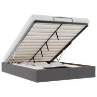 Османска рамка за легло без матрак, 140x190 см, изкуствена кожа