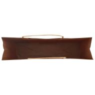 Хартиени торбички 250 бр с дръжки кафяви 54x15x49 см