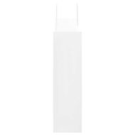 Хартиени торбички 250 бр с дръжки бели 32x12x42 см