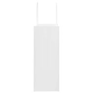 Хартиени торбички 50 бр с дръжки бели 32x22x28 см