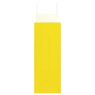 Хартиени торбички 250 бр с дръжки жълти 32x17x44 см