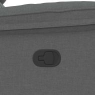 Масажен наклоняем стол, тъмносив, текстил