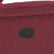 Масажен наклоняем стол, виненочервен, текстил