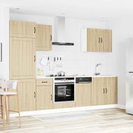 Комплект кухненски шкафове от 7 части Lucca, инженерно дърво