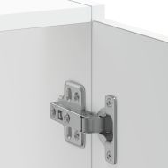 Шкаф за мивка, Kalmar, бял гланц, 60x46x81,5см, инженерно дърво