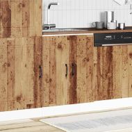 Шкаф за мивка, Kalmar, старо дърво 60x46x81,5см инженерно дърво