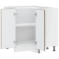 Кухненски ъглов шкаф, "Kalmar", кафяв дъб, инженерно дърво