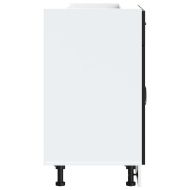 Кухненски шкаф, "Kalmar", черен, инженерно дърво