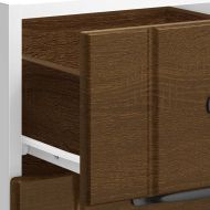 Кухненски шкаф Lucca, кафяв дъб, инженерна дървесина