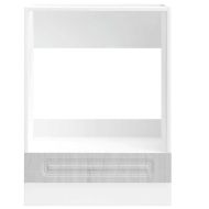 Шкаф за фурна, Kalmar, сив сонома, инженерно дърво