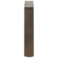 Крака за масичка за кафе, V-образни, 2 бр., естествена стомана, 30 x (30-31,3) см, стомана