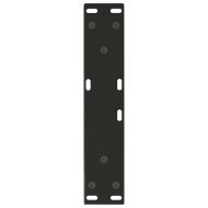 Крака за масичка за кафе, V-образни, 2 бр., черни, 40 x (30-31,3) см, стомана