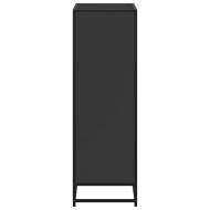 Шкаф библиотека, черен, 60x35x107,5 см, ПДЧ