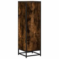 Библиотека, опушен дъб, 33,5x33x107,5 см, инженерно дърво