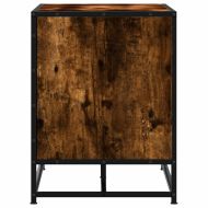 Пейка за обувки опушен дъб Изработена дървесина и метал