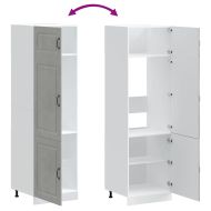 Кухненски шкаф, Kalmar, бетонно сив, инженерно дърво