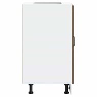 Шкаф за мивка, Lucca, кафяв дъб, инженерно дърво